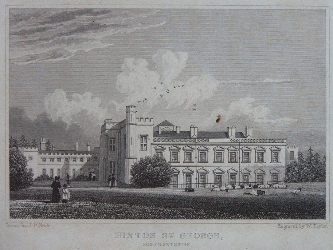 Print - Hinton St. George, Somersetshire - Taylor